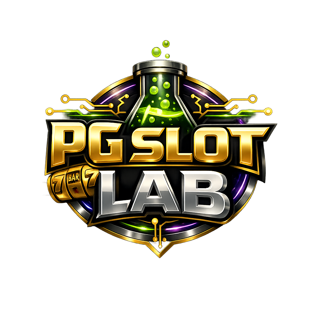 โลโก้ PG SLOT LAB ศูนย์รวมข้อมูลและวิเคราะห์เกม PG