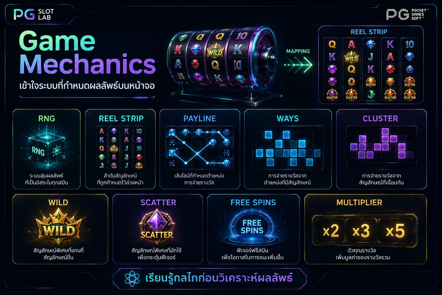 หมวดความรู้กลไกเกมสล็อต